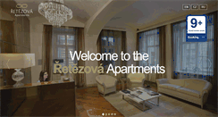 Desktop Screenshot of apartments-retezova.com